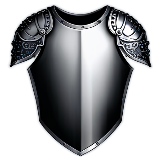 knight cuirass outline icon - icon | sticker