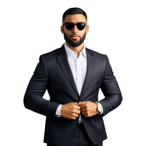 animal alligator in an expensive black men's suit, black sunglasses, sporty look, very confident, cryptocurrency, high income - icon | sticker