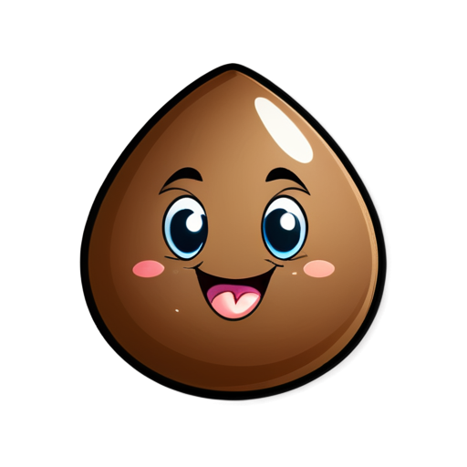 diamond turd smiling emoticon - icon | sticker