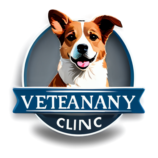 veterinary clinic logo - icon | sticker