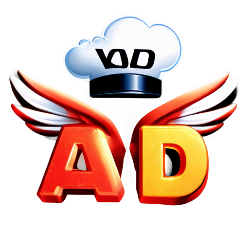 A cloud with the word Ad on it, wings, and king hat with a wrench on it. - icon | sticker