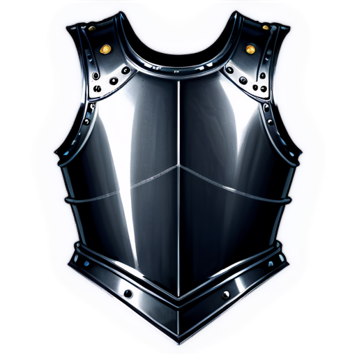 knight cuirass outline icon - icon | sticker