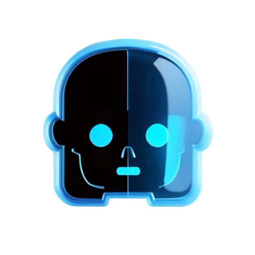 A brain with a knife stuck in it. X-ray style - icon | sticker