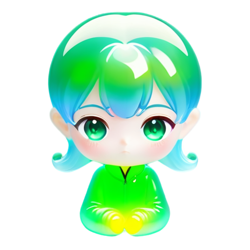 green human iris for logo - icon | sticker