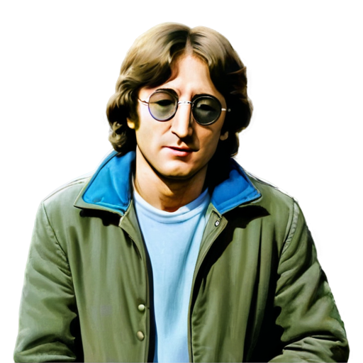 john lennon in Moscow - icon | sticker