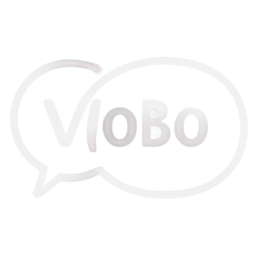 vobo written in a chat bubble - icon | sticker