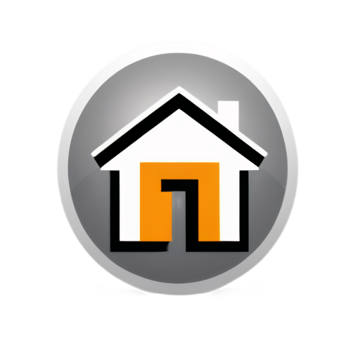 Create a linear outline favicon for an property management financial dashboard website called DNK? - icon | sticker