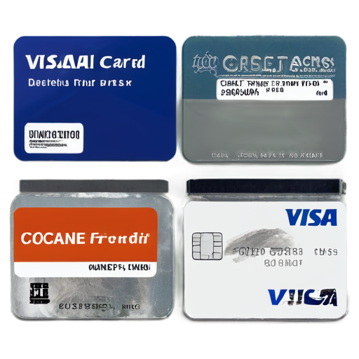 Cocaine tracks and visa card - icon | sticker