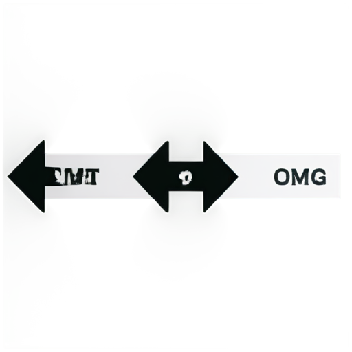 management framework, rectangles, arrows, system, scheme, black and white, without words, icon - icon | sticker