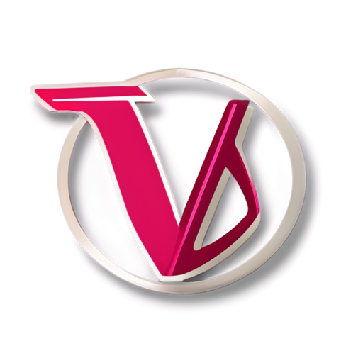 A flat lambda logo with maroon as background color - icon | sticker