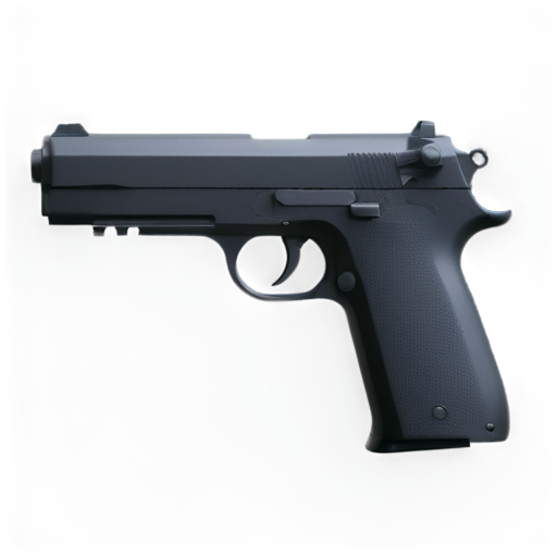 a black Macarov gun - icon | sticker