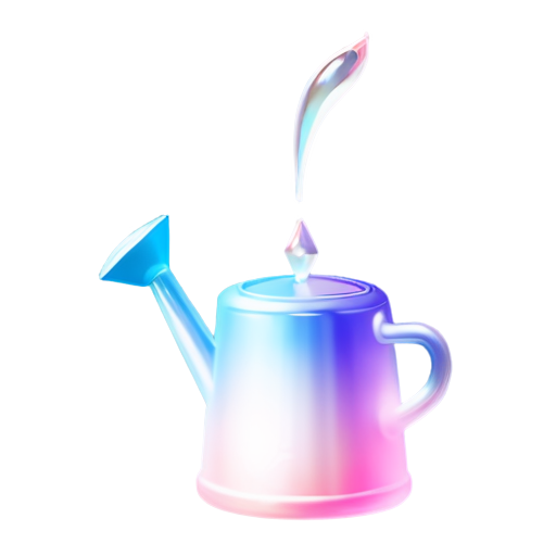 Watering can - icon | sticker