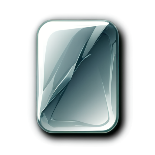 rectangle rock button - icon | sticker