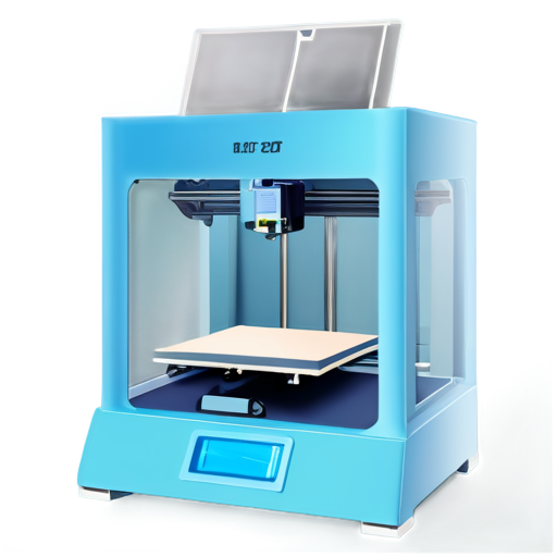 3D printer vector - icon | sticker