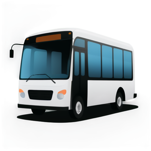 city of bus, town - icon | sticker