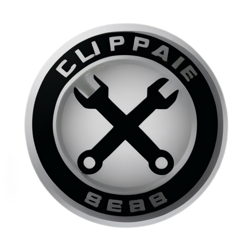 car repaire, with tools - icon | sticker