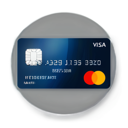 circle icon e-commerce Visa Mastercard - icon | sticker