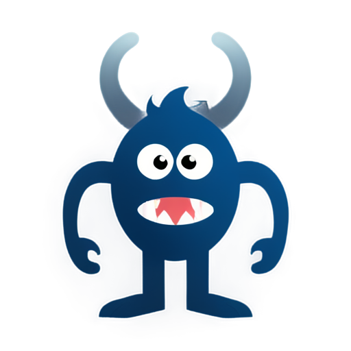 security monster - icon | sticker