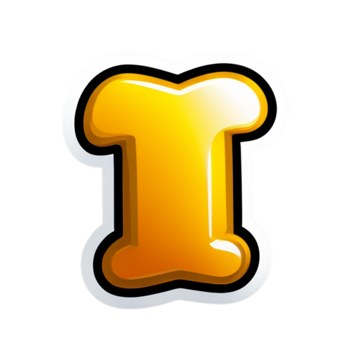 The letter "T" - icon | sticker