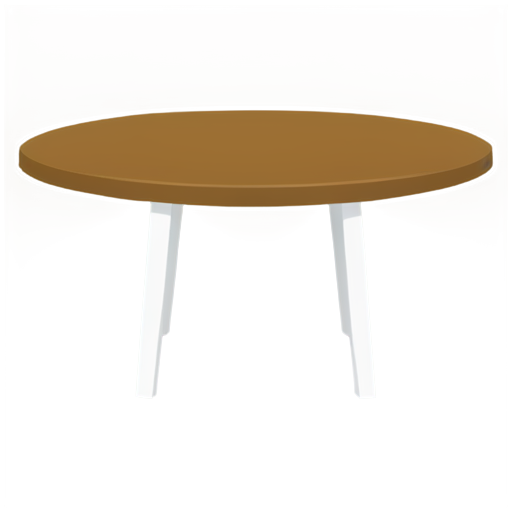 round table made of quartz rock and no base - icon | sticker