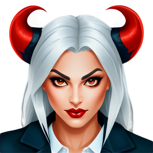 icon woman devil for mobil - icon | sticker