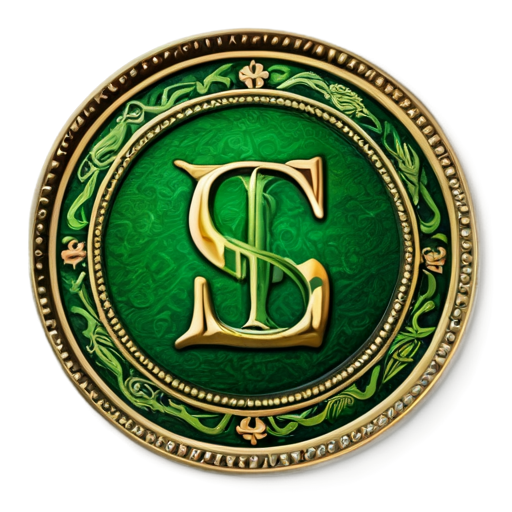 medieval Cash icon circle around it - icon | sticker