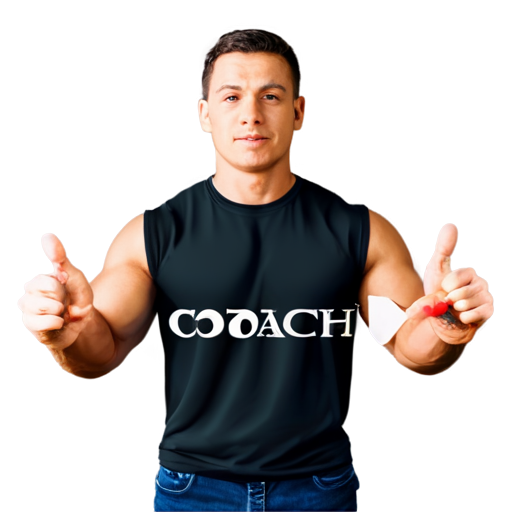 Logo de coach para hombres conscientes. con fuerza, energía - icon | sticker