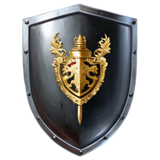 knight Shield and a helmet - icon | sticker