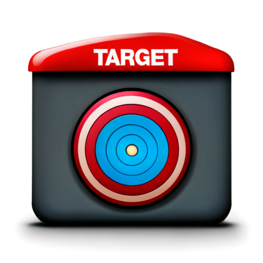 target 3d icon - icon | sticker