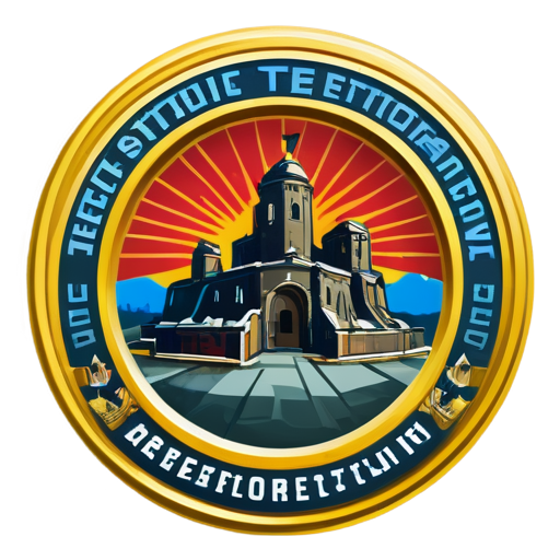 come up with a badge design for the Brest fortress restoration company - icon | sticker