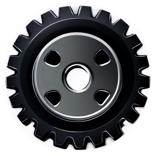 realistic gear - icon | sticker