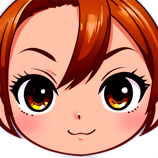 anime face winks - icon | sticker