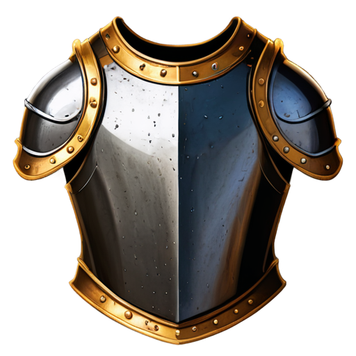 knight cuirass outline game icon - icon | sticker