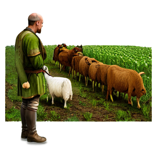 medieval farming - icon | sticker