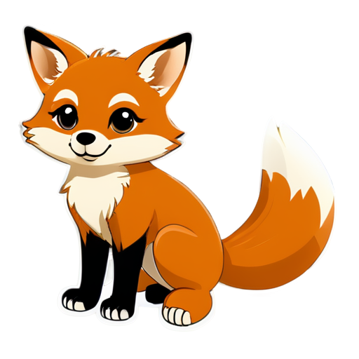 Fox shopping - icon | sticker