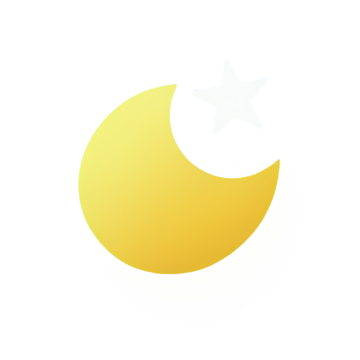An icon with stars and moon - icon | sticker