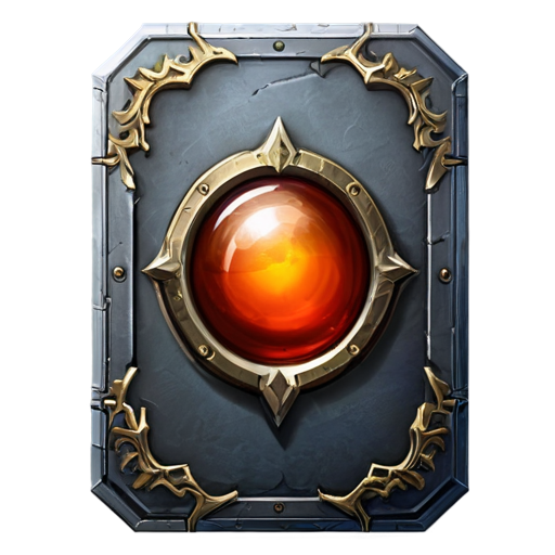 Square slot for element icon like RPG Elden Ring - icon | sticker