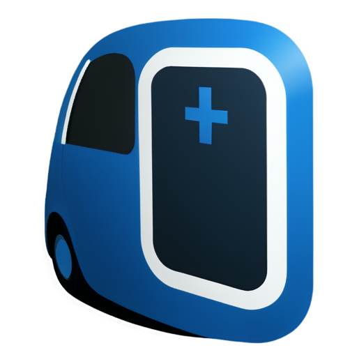 wallbox caharging station electro car, blue, white, sympel, pictogram - icon | sticker