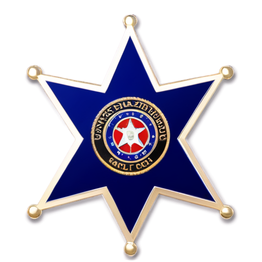 Similar to police 6-pointed emblem. Name of the company is “MDC”. - icon | sticker