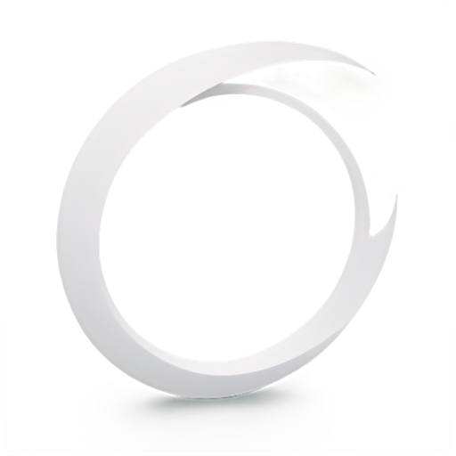 The Earth in stick figure is combined with the Mobius ring element to express the meaning of "linking global technology". - icon | sticker