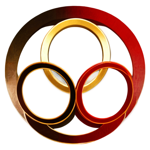 Olympic rings - icon | sticker