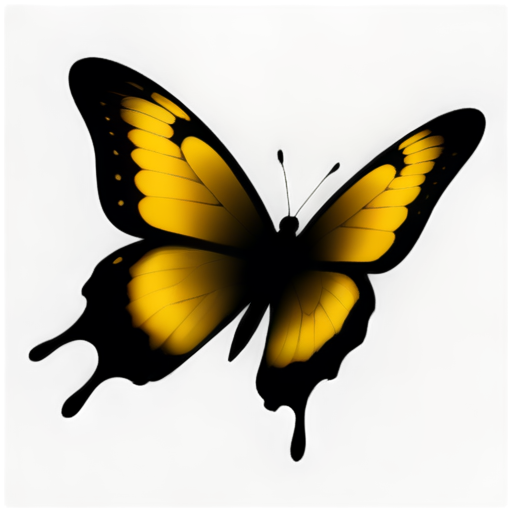 a beautiful butterfly, colorized, flat - icon | sticker