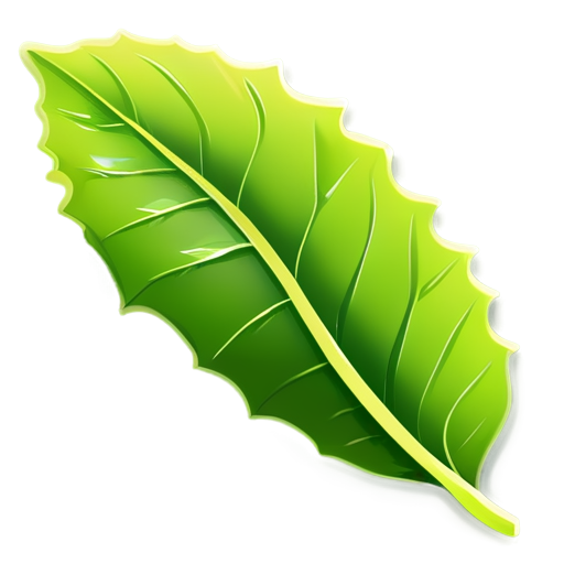 Coca leaves - icon | sticker