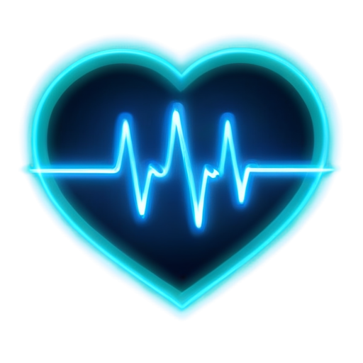 Pulsating Heart**: An icon depicting a stylized heart with a pulse line (EKG) running through its center. The line could be slightly dynamic, giving the impression of pulsation, symbolizing the pulse of life. - icon | sticker