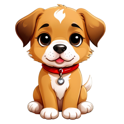 cute dog - icon | sticker