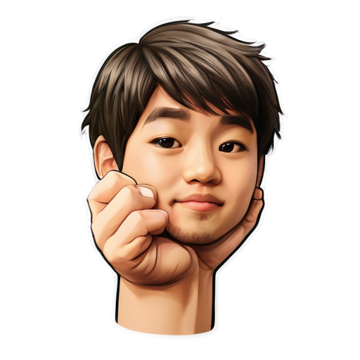 Finger gesture rock - icon | sticker