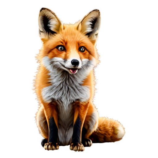 Surprised fox - icon | sticker