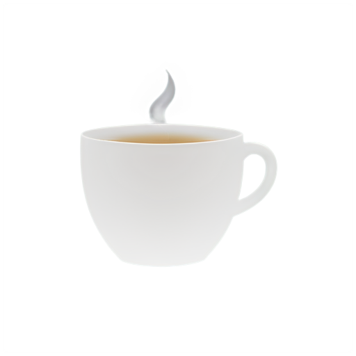 a piece of tea in a square - icon | sticker