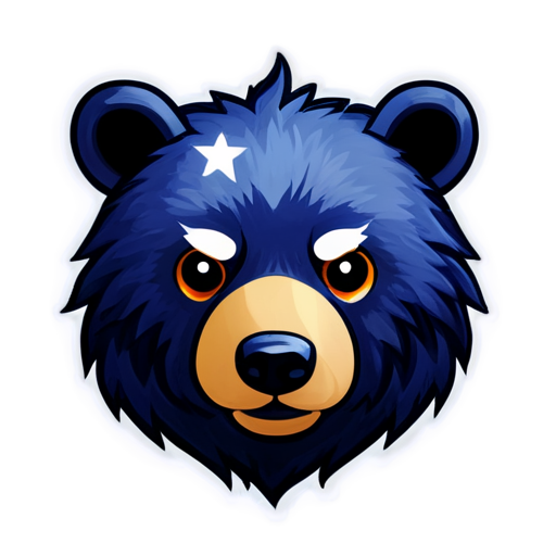 icon for discord server name NightOrion. icon must be in dark color with male, bear or stars - icon | sticker