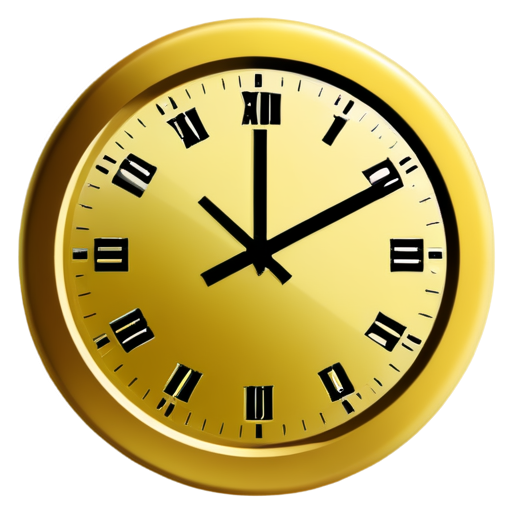 clock, 3D icon - icon | sticker